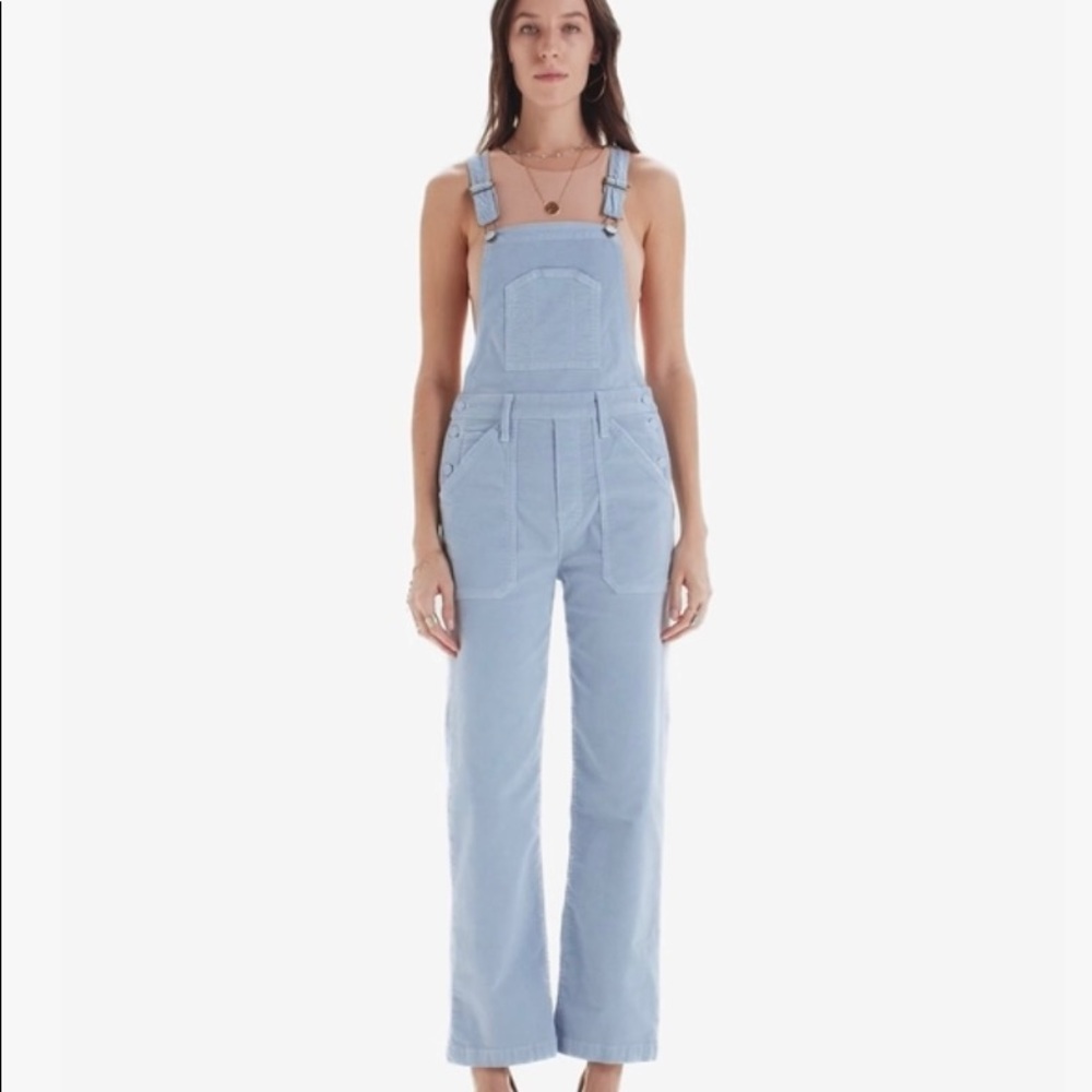 MOTHER THE PATCH RAMBLER OVERALL ANKLE
Hopscotch - Stone Blue